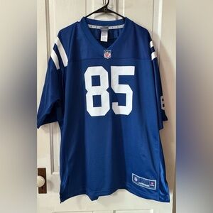 NFL Pro Line Royal Blue Football Jersey with White Trim - Eric Ebron (Retired)
